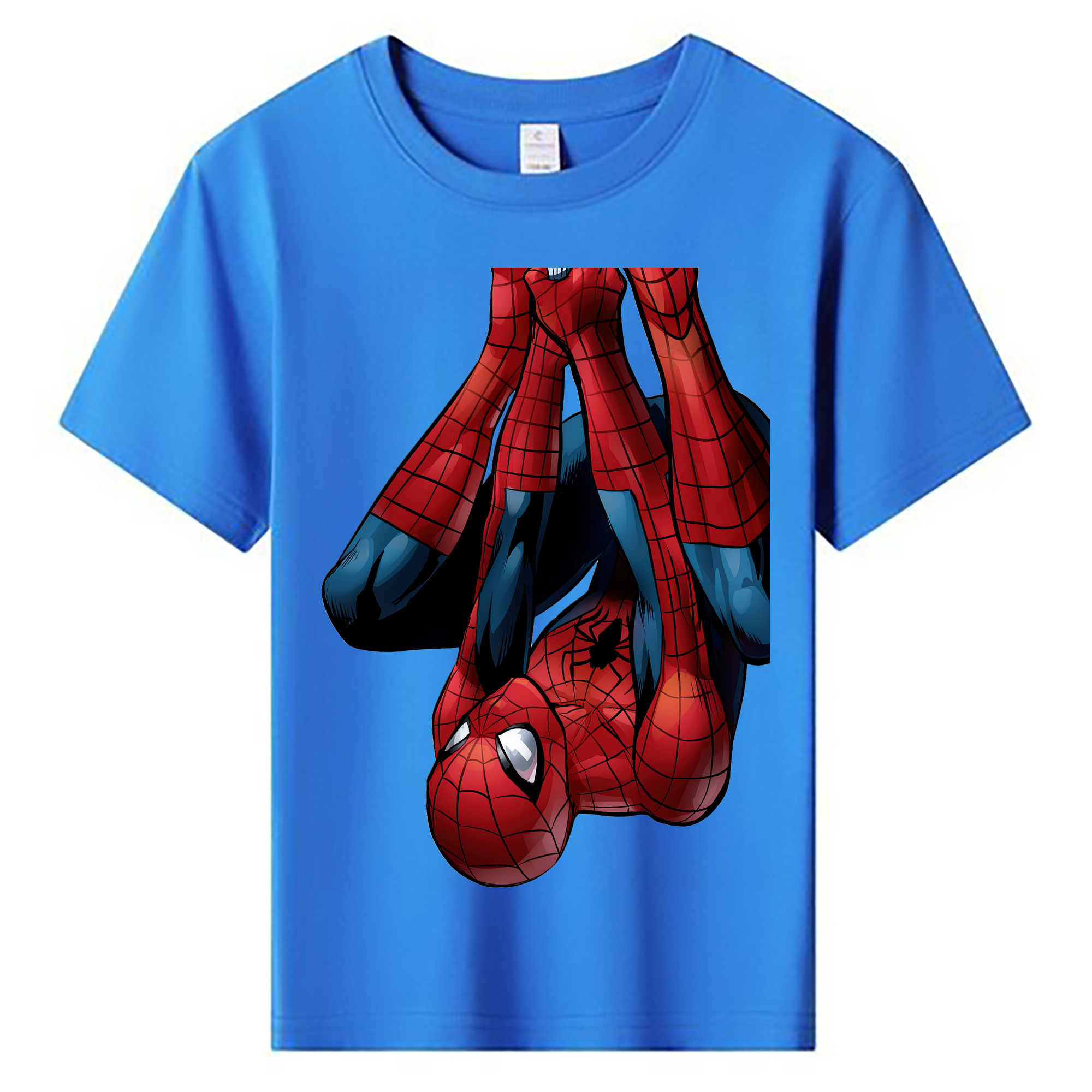 （画像用） Spider Man スパイダーマン 綿100％キッズTシャツ（フロントプリント）